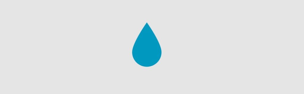 Clean water drip icon